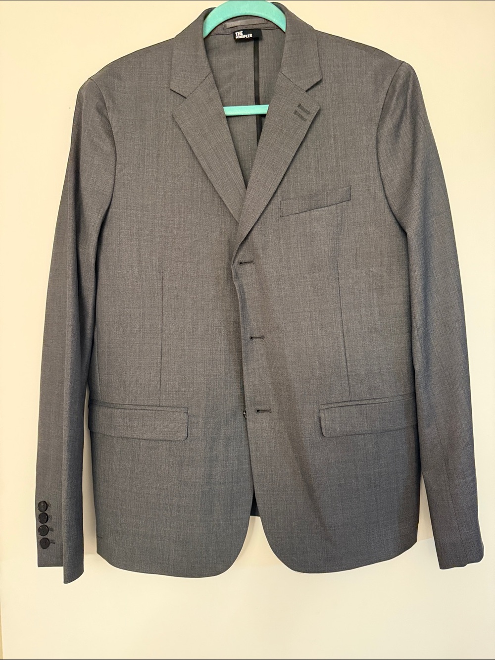 Men’s Kooples gray three button blazer NWT Sz U.S. M (38 U.S. 48 French)